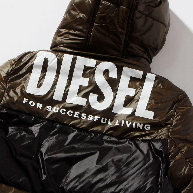 DIESEL（ディーゼル） フーディー(フード取外しOK)パディング