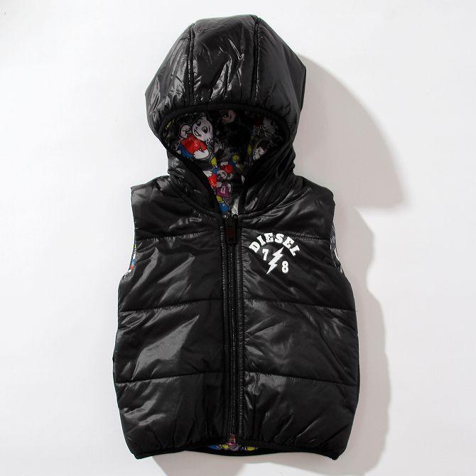 DIESEL ディーゼル Baby リバーシブルダウンベスト ブランド 子供服 