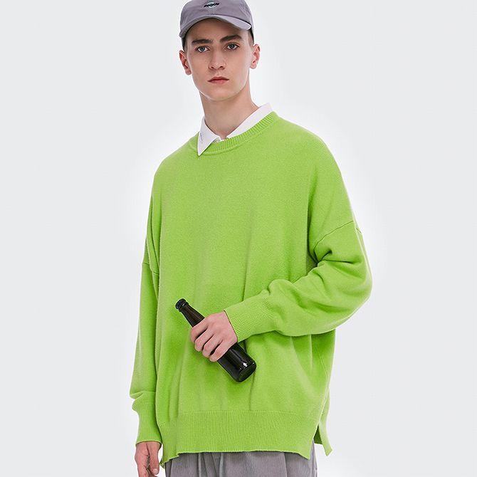 Inflation インフレーション ラウンドネック ルーズ セーター メンズ レディース かっこいい おしゃれ ストリート ブランド 安い 10w Spaccio スパッチョ 公式ストア 通販 Yahoo ショッピング