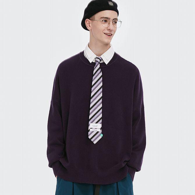 Inflation インフレーション ラウンドネック ルーズ セーター メンズ レディース かっこいい おしゃれ ストリート ブランド 安い 10w Spaccio スパッチョ 公式ストア 通販 Yahoo ショッピング