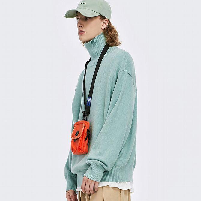 Inflation インフレーション ハイネック ルーズ セーター メンズ レディース かっこいい かわいい おしゃれ ストリート ブランド 安い 11w Spaccio スパッチョ 公式ストア 通販 Yahoo ショッピング