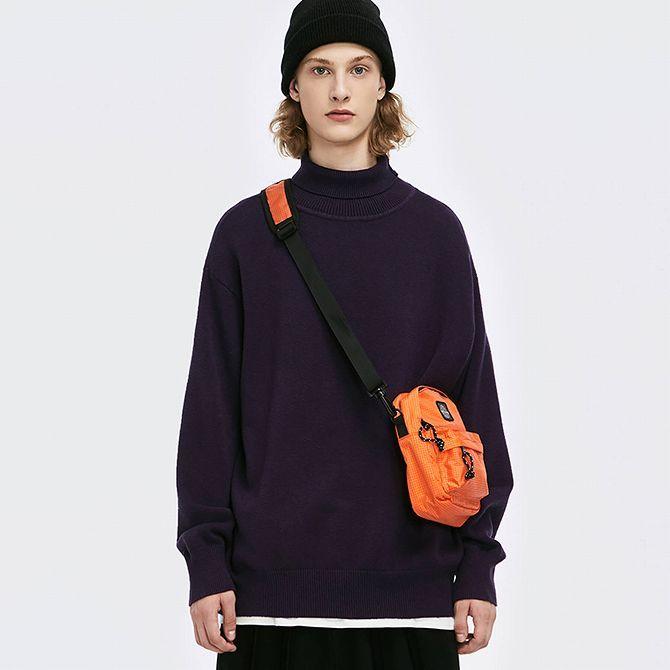 Inflation インフレーション ハイネック ルーズ セーター メンズ レディース かっこいい かわいい おしゃれ ストリート ブランド 安い 11w Spaccio スパッチョ 公式ストア 通販 Yahoo ショッピング