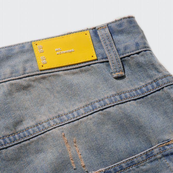 Inflation インフレーション ワイドダメージジーンズ デニムパンツ メンズ レディース かっこいい かわいい おしゃれ ストリート ブランド 安い w Shiffon シフォン 通販 Yahoo ショッピング