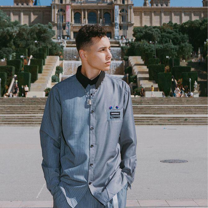 Inflation インフレーション 切り替え ストライプ シャツ メンズ かっこいい おしゃれ ストリート ブランド 安い セール 9721w Spaccio スパッチョ 通販 Yahoo ショッピング