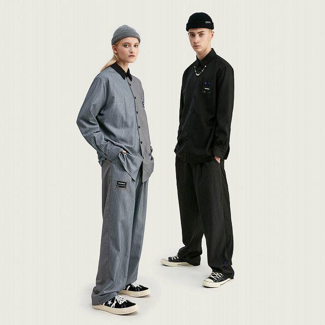 Inflation インフレーション 切り替え ストライプ シャツ メンズ かっこいい おしゃれ ストリート ブランド 安い セール 9721w Spaccio スパッチョ 公式ストア 通販 Yahoo ショッピング