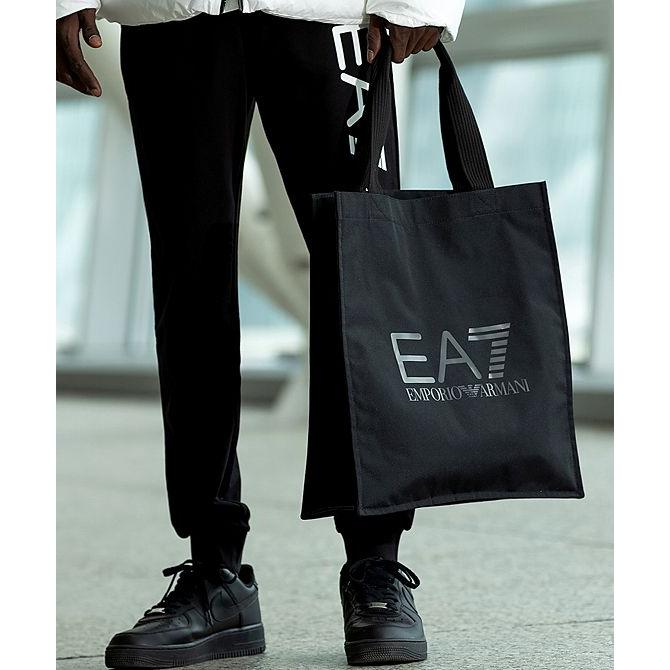 EMPORIO ARMANI EA7 イーエーセブン トートバッグ 縦型 A4 ロゴ TRAIN