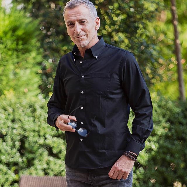 Akm Contemporary エイケイエムコンテンポラリー ボタンダウン シャツ メンズ 長袖 カジュアル ビジネス おしゃれ かっこいい ブランド Ash 003 Spaccio スパッチョ 公式ストア 通販 Yahoo ショッピング