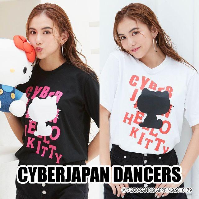 Cyberjapan Dancers サイバージャパンダンサーズ Karenデザイン Hello Kitty Tシャツ レディース メンズ ユニセックス キャラクター ハローキティ Ckt 003 Kr Spaccio スパッチョ 通販 Yahoo ショッピング