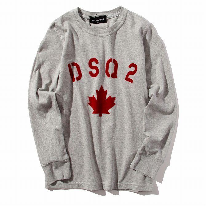安いそれに目立つ Dsquared2 ディースクエアード プリント 長袖 Tシャツ ロンt カットソー 男の子 ブランド 子供服 こども服 おしゃれ かっこいい かわいい キッズ 日本製 Alburhan In