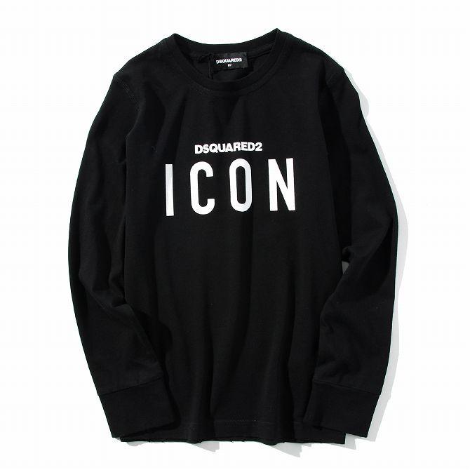 DSQUARED2（ディースクエアード） ロゴ ロングTシャツ ロンT