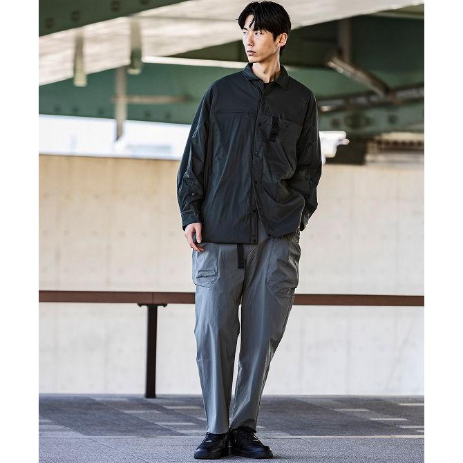 K。PING PHOENIX LL ブラックシャツ2枚 MENS】ロングスリーブシャツ 中綿入りシャツ Insuluted air shirts