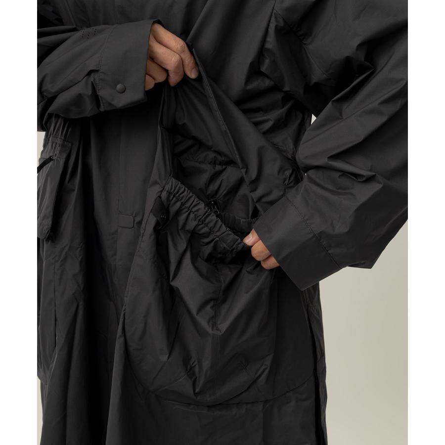 alk phenix アンブレラコートMサイズ防水軽量高機能 黒美品レインウェア アルクフェニックス alk phenix Zak Rain Coat GTX アウター
