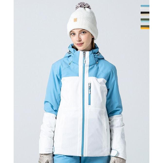 フェニックス　スキーウェア　上着　上だけ　M サックスブルー　スノボードウェア フェニックス（PHENIX） Bicolor Block Jacket バイカラーブロック