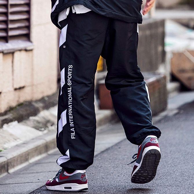 FILA HERITAGE サイドライン トラックパンツ FILA（フィラ） FILA HERITAGE(フィラヘリテージ)トラックパンツ