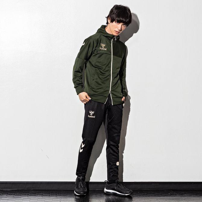 hummel ヒュンメル プレイ スウェット ジップアップ パーカー