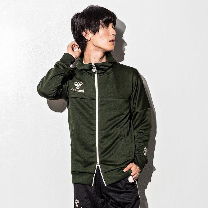 【未使用】hummel ヒュンメル ウォームアップフルジップフーディセットアップ hummel 即納可☆【hummel】ヒュンメル チームウォームアップ