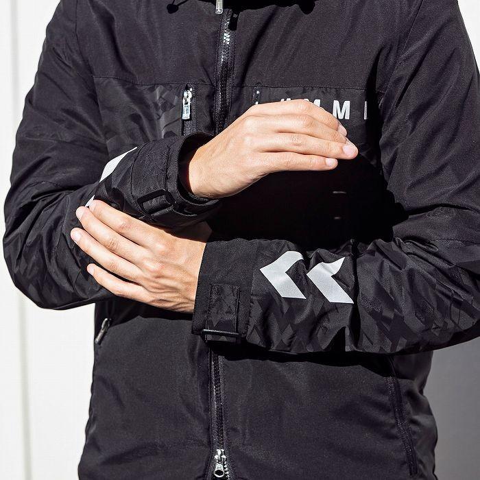 新品S ヒュンメルナイロンパーカー 直営店・WEB限定】hummel(ヒュンメル)ナイロンコンビパーカー