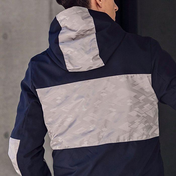 新品S ヒュンメルナイロンパーカー hummel ヒュンメル ナイロン コンビ パーカー メンズ アウター