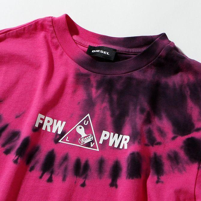 DIESEL ディーゼル 半袖タイダイ柄 Tシャツ カットソー ブランド