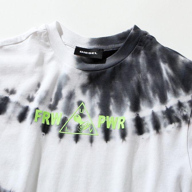 DIESEL ディーゼル 半袖タイダイ柄 Tシャツ カットソー ブランド