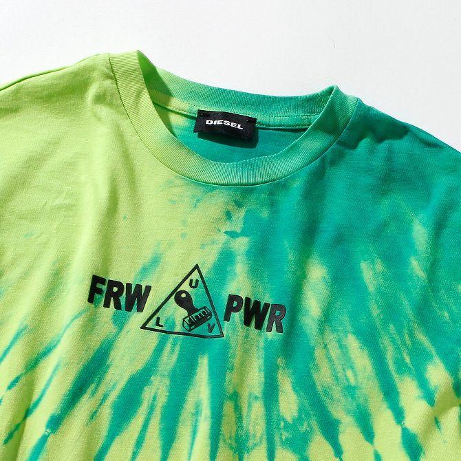 DIESEL ディーゼル 半袖タイダイ柄 Tシャツ カットソー ブランド
