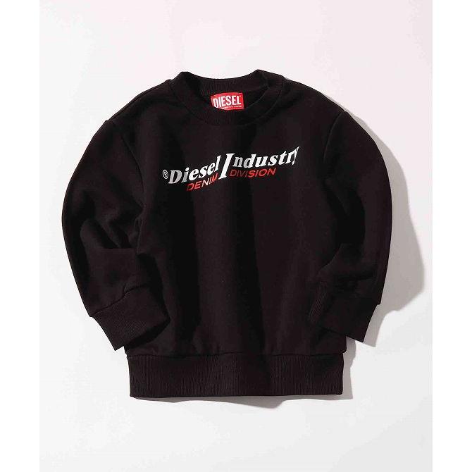 DIESEL ディーゼル ブランドロゴ長袖スウェットプルオーバー