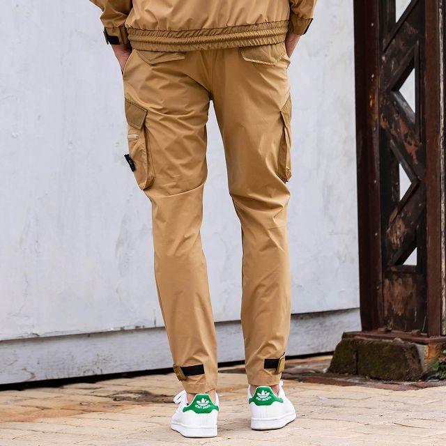 KAPITAL 綿麻ヘリンボンラップパンツ ブラウン ミリタリーカーゴポケット KAPITAL キャピタル ヘリンボン ジャンボ モンキーパンツ - SE7EN