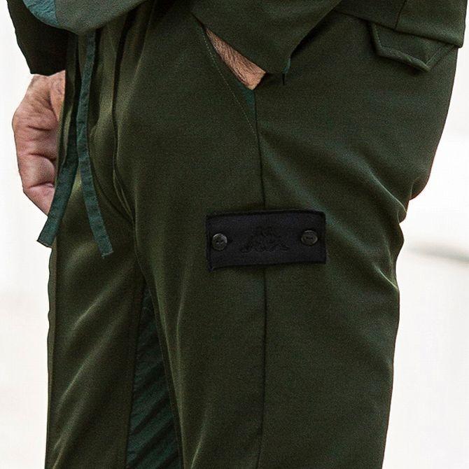 未使用　Kappa異素材切り替えストレッチジャケット　パンツ　セットアップ Kappa カッパ 異素材 切り替え ストレッチ スラックス メンズ