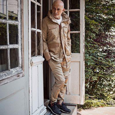 Kappa（カッパ） M-65ミリタリー ジャケット メンズ アウター ブルゾン