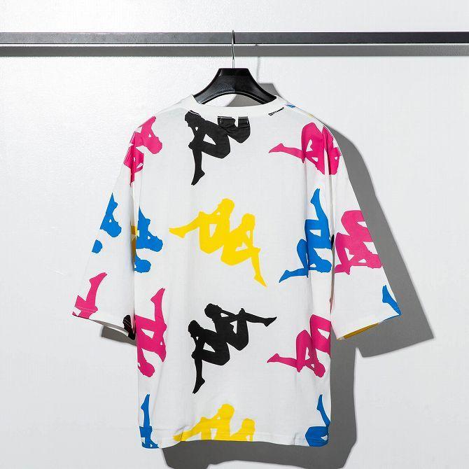 Kappa カッパ オミニ 総柄 ビッグ Tシャツ メンズ カットソー かっこいい おしゃれ スポーツ ブランド Kpt 036rd Spaccio スパッチョ 公式ストア 通販 Yahoo ショッピング