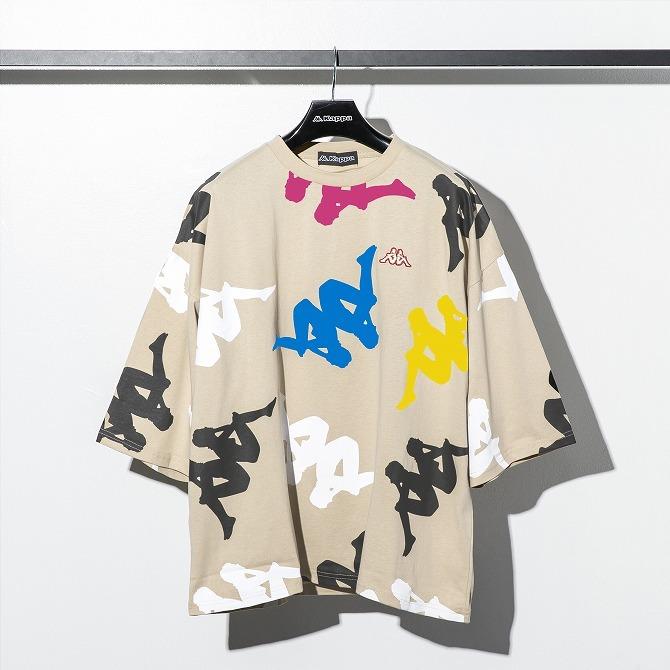 Kappa カッパ オミニ 総柄 ビッグ Tシャツ メンズ カットソー かっこいい おしゃれ スポーツ ブランド Kpt 036rd Spaccio スパッチョ 公式ストア 通販 Yahoo ショッピング