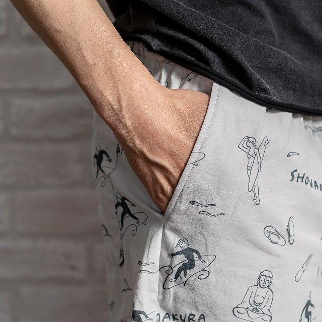 Kagafuri Kamakura カガフリ カマクラ カマクライラスト アロハ パンツ メンズ ズボン ボトムス リラックス おしゃれ かっこいい ブランド 部屋着 ウェア サーフ Ksb 001 Spaccio スパッチョ 通販 Yahoo ショッピング