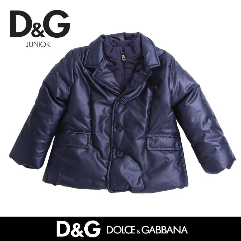 DOLCE&GABBANA ドルチェアンドガッバーナ D&G ディーアンドジー 中綿 ボタン ジャケット 子供服 こども服 キッズ ブランド