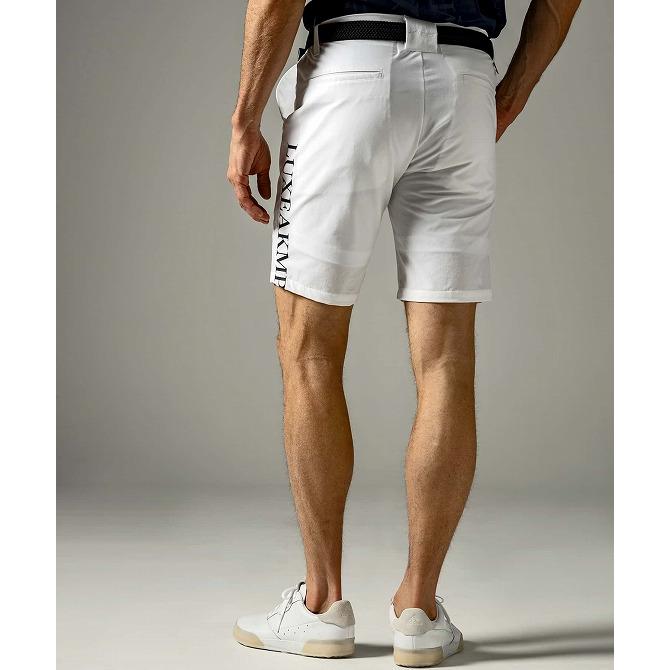 LUXEAKMPLUS 新品 ゴルフ ロゴ ハーフ ショート パンツ ショーツ LUXE AKM PLUS LUXEAKMPLUS リュクスエイケイエムプラス ゴルフ