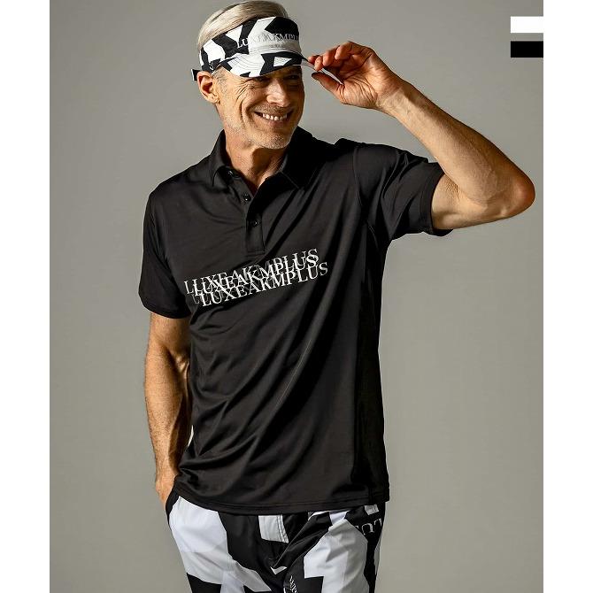 LUXE AKM PLUS リュクスエイケイエムプラス ゴルフ マルチロゴ 半袖