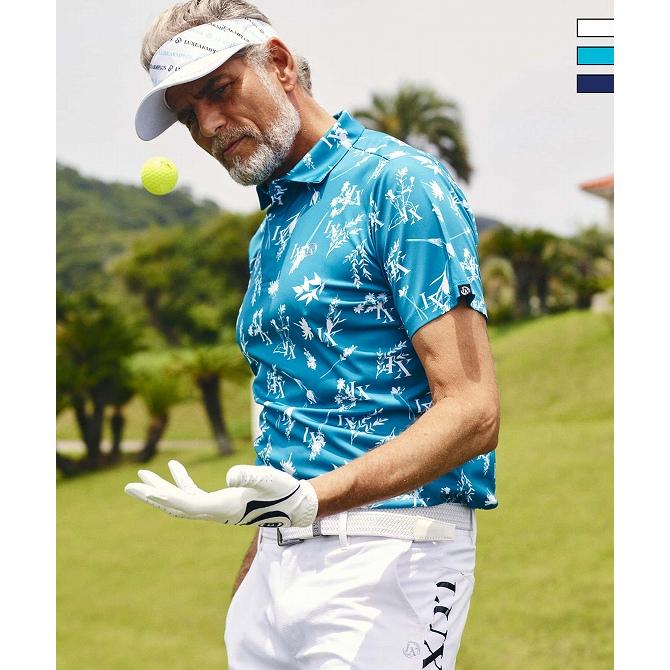 LUXE AKM PLUS リュクスエイケイエムプラス ゴルフ ボタニカル 半袖