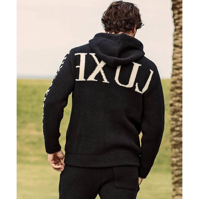 極美品　訳あり　LUXEAKMPLUS パーカー　セットアップ　ブラック 極美品訳ありLUXEAKMPLUS パーカーセットアップブラック