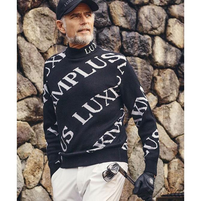 LUXE AKM PLUS リュクスエイケイエムプラス ゴルフ 総柄ロゴモック