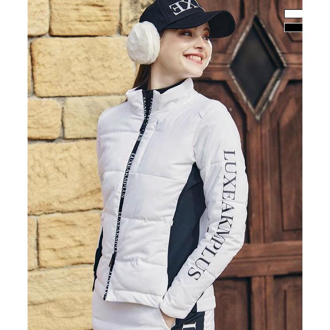 LUXE AKM PLUS リュクスエイケイエムプラス ゴルフ 袖ロゴフィット中綿