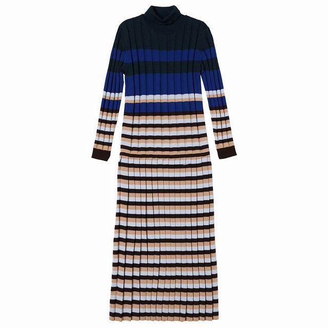 Marni マルニ リブボーダー ワンピース ニット 女の子 ブランド 子供服 こども服 女の子 おしゃれ かわいい キッズ M001ug M00gb Spaccio スパッチョ 通販 Yahoo ショッピング