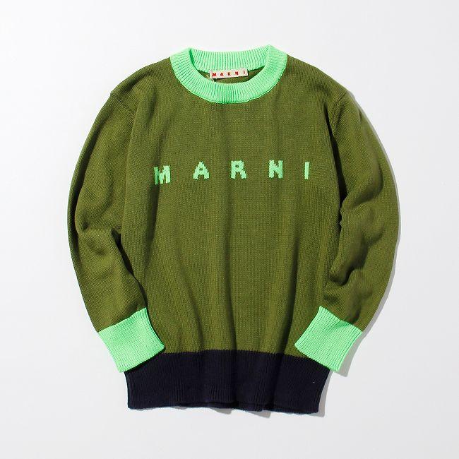 モヘヤロゴ　マルニ　MARNI ロゴ　ニット　セーター MARNI マルニ セーター トップス ニット Vネック プルオーバー