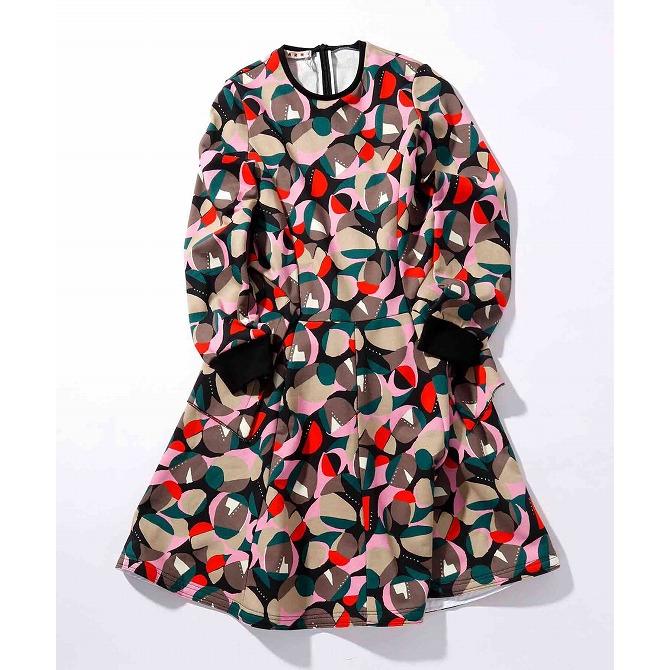MARNI マルニ 総柄 長袖 ワンピース 女の子 子供服 こども服  