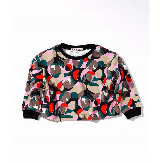 MARNI（マルニ） 総柄長袖スウェットプルオーバー 女の子 子供服