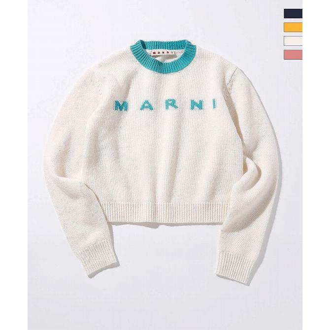 MARNI（マルニ） Kids & Junior ブランドロゴ 長袖 ニット 女の子 子供