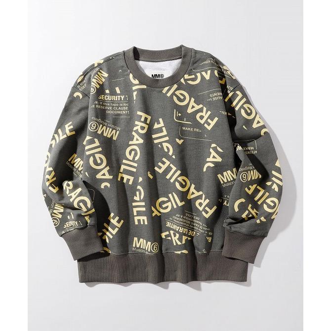 MM6 Maison Margiela エムエム6 メゾン マルジェラ 総柄プリント プル