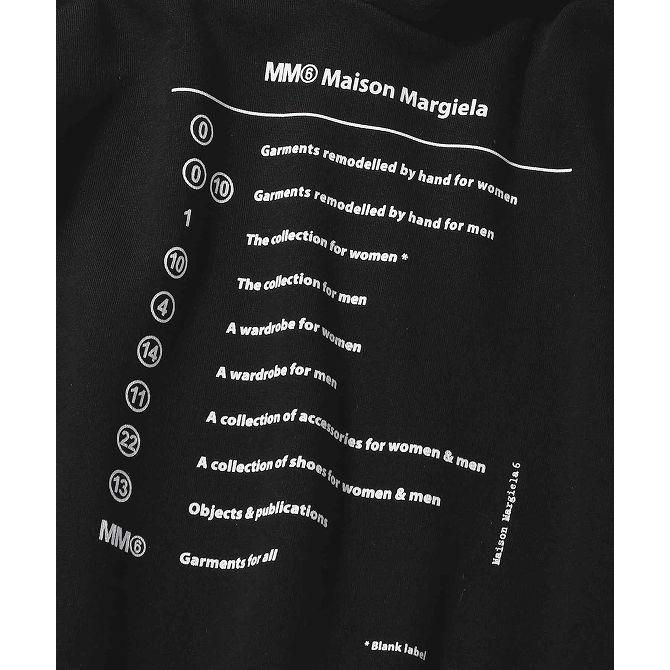 [MM6 Maison Margiela] ブランドロゴ長袖フーディー MM6 MAISON MARGIELA＜エムエム6 メゾン マルジェラ＞ ロゴ入り