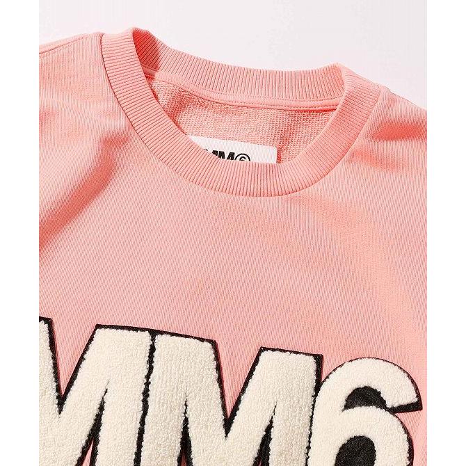 MM6 Maison Margiela ブランドロゴ長袖スウェットプルオーバー セール】MM6 Maison Margiela(エムエムシックス メゾン