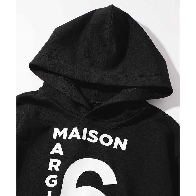 MM6 Maison Margiela] ブランドロゴ長袖フーディー