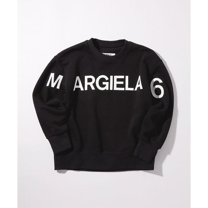 MM6 Maison Margiela ブランドロゴ長袖スウェットプルオーバー MM6 Maison Margiela エムエム6 メゾン マルジェラ ブランドロゴ
