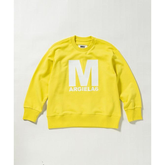 MM6Maison Margielaブランドロゴ長袖スウェットプルオーバー MM6 Maison Margiela エムエム6 メゾン マルジェラ ブランドロゴ